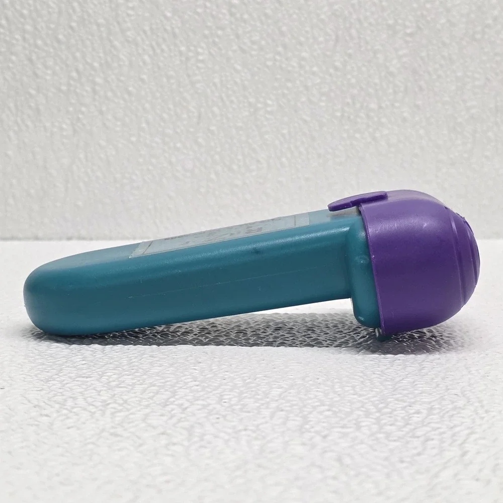 Vintage 1993 Caboodles Plastic Purple & Blue Teal Green Razor Case Holder
